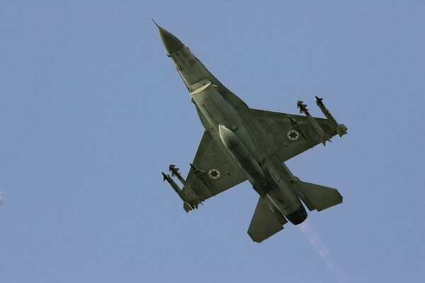 An Israeli F-16 multirole fighter. File photo An Israeli F-16 multirole fighter. File photo - Sputnik International