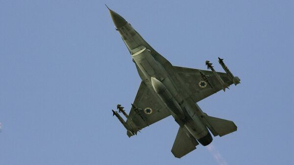 An Israeli F-16 multirole fighter. File photo - Sputnik International