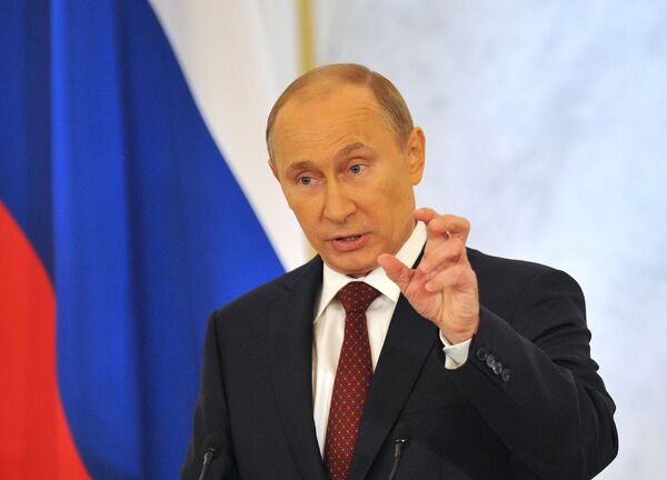 Russian President Vladimir Putin's address to Federal Assembly - Sputnik International