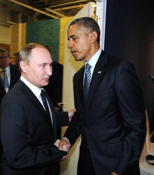 Saving the Earth: Putin Meets World Leaders at Paris Climate Conference - Sputnik International