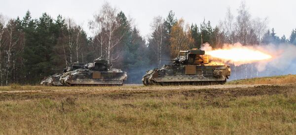   Bradley infantry fighting vehicles  - Sputnik International