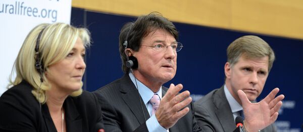 Austria's Franz Obermayr (C), member of Austrian Freedom Party. File photo - Sputnik International