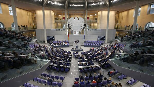 A general view of a session of the Bundestag, the German lower house of parliament, in Berlin, Germany - Sputnik International