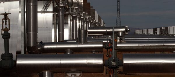 Construction of Morocco's Noor I solar power plant, is nearing completion near Ouarzazate, Morocco Construction of Morocco's Noor I solar power plant, is nearing completion near Ouarzazate, Morocco - Sputnik International