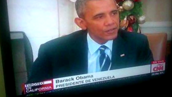 CNN has appointed Obama to Venezuelan President - Sputnik International