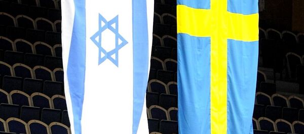 The Israeli and Swedish flags in the Baltic Arena in Malmo, Sweden, Friday March 6, 2009. (photo used as illustration only) - Sputnik International