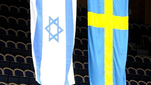The Israeli and Swedish flags in the Baltic Arena in Malmo, Sweden, Friday March 6, 2009. (photo used as illustration only) - Sputnik International
