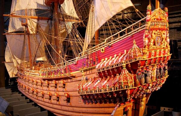 The Vasa was a Swedish warship that foundered and sank after sailing less than a nautical mile (2 km) into her maiden voyage on 10 August 1628. She was located again in the late 1950s, in a busy shipping lane just outside the Stockholm harbour. She was salvaged with a largely intact hull on 24 April 1961. She was housed in a temporary museum called The Wasa Shipyard until 1987, and was then moved to the Vasa Museum in Stockholm. - Sputnik International