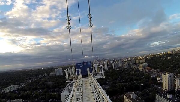 Climbing a Tower Crane - Sputnik International