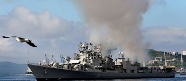 Warships of Indian Navy welcomed in Vladivostok Warships of Indian Navy welcomed in Vladivostok - Sputnik International