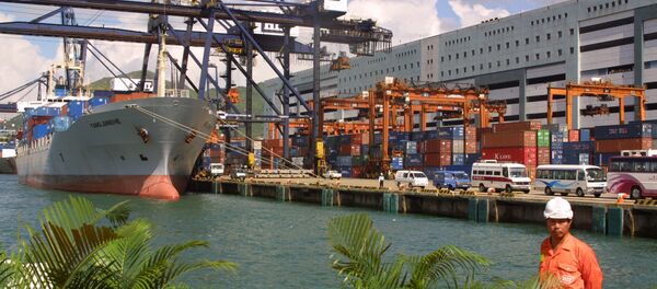 Hong Kong trade port Hong Kong trade port - Sputnik International