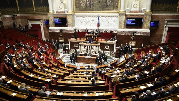 The National Assembly in Paris is seen on November 3, 2015 during a session of questions to the government - Sputnik International