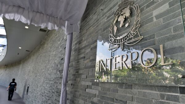 Interpol logo - Sputnik International