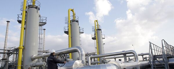 A Turkish technician the valves at a natural gas storage facility in Silivri, near Istanbul, Turkey. file photo Wednesday, Jan. 7, 2009 A Turkish technician the valves at a natural gas storage facility in Silivri, near Istanbul, Turkey. file photo Wednesday, Jan. 7, 2009 - Sputnik International