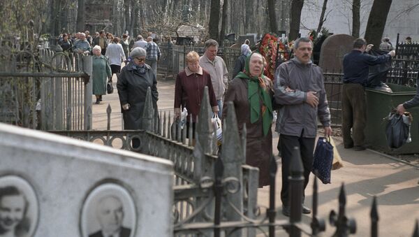 Vagankovo Cemetery, Moscow. - Sputnik International