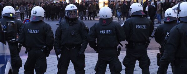 Police forces in Leipzig Police forces in Leipzig - Sputnik International