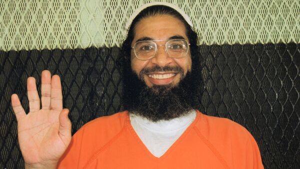 This 2013 photo provided by the International Committee of the Red Cross shows Shaker Aamer. - Sputnik International