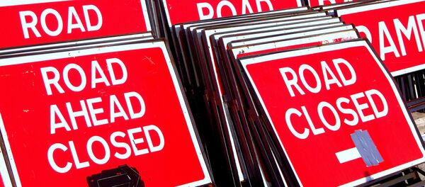 Road closed signs Road closed signs - Sputnik International