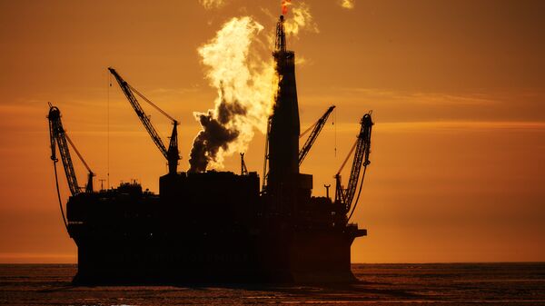Russian offshore oil platform - Sputnik International