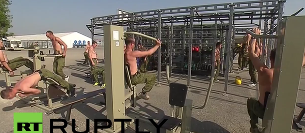 Syria: See Hmeymim air base's new canteen, gym and recreation centre Syria: See Hmeymim air base's new canteen, gym and recreation centre - Sputnik International