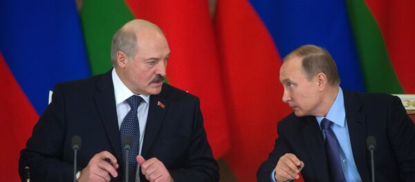 Russian President Vladimir Putin holds Russian-Belarusian talks - Sputnik International
