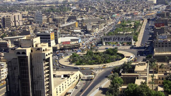 An aerial view of Tahrir Square in downtown Baghdad, Iraq - Sputnik International