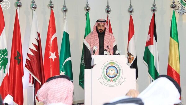 Saudi Deputy Crown Prince and Defence Minister Mohammed bin Salman speaks during a news conference in Riyadh - Sputnik International