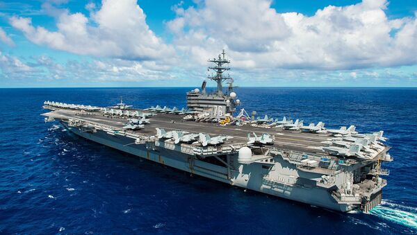 The aircraft carrier USS Ronald Reagan - Sputnik International