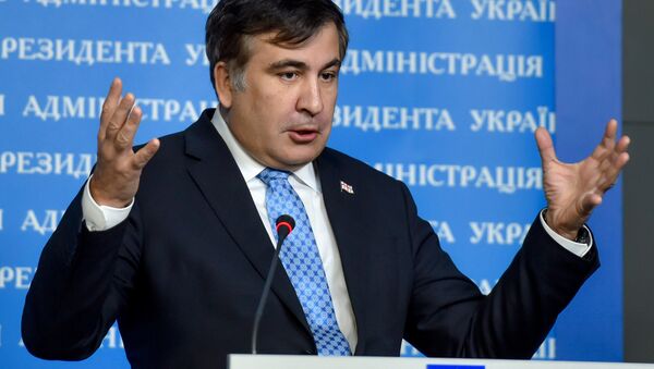 The governor of the Odessa Region and ex-Georgian president Mikheil Saakashvili - Sputnik International