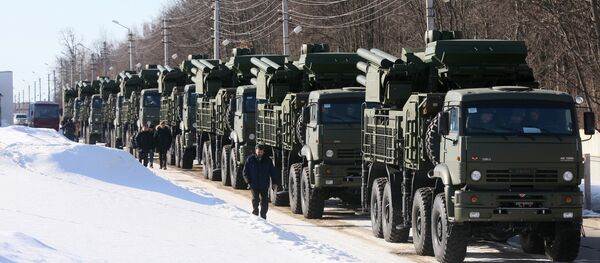 Pantsir-S1 combined short to medium range surface-to-air missile weapon system. File photo Pantsir-S1 combined short to medium range surface-to-air missile weapon system. File photo - Sputnik International