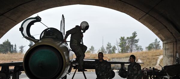 Hama military airbase in Syria Hama military airbase in Syria - Sputnik International