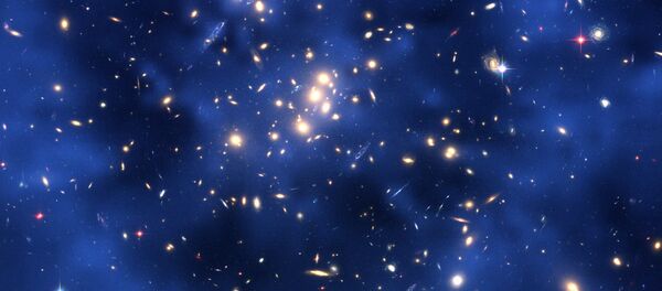 This NASA handout image received 15 May 2007 shows dark matter ring in a galaxy center - Sputnik International