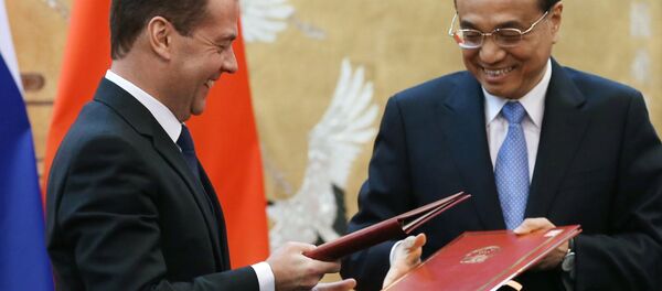Russian Prime Minister Dmitry Medvedev visits China Russian Prime Minister Dmitry Medvedev visits China - Sputnik International