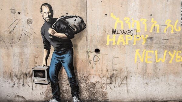Steve Jobs by Banksy - Sputnik International