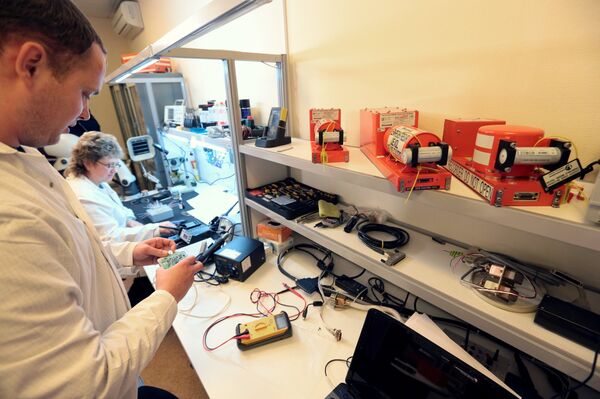 The International Aviation Committee lab decoding and analyzing the flight data recorders from the Su-24M plane shot down over Syria on November 24, 2015. The International Aviation Committee lab decoding and analyzing the flight data recorders from the Su-24M plane shot down over Syria on November 24, 2015. - Sputnik International
