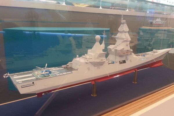Mock Leader class destroyer on «Army 2015» Mock Leader class destroyer on «Army 2015» - Sputnik International