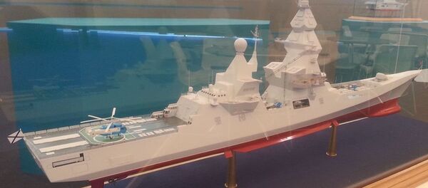 Mock Leader class destroyer on «Army 2015» Mock Leader class destroyer on «Army 2015» - Sputnik International