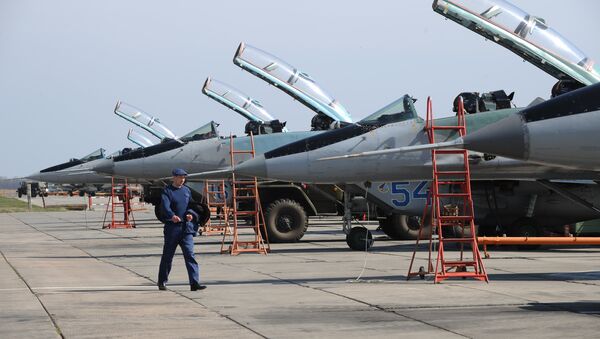 MiG-29 planes in the Southern Military District. File photo - Sputnik International