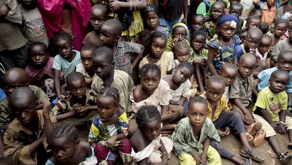 Internally displaced children in Bangui, Central African Republic - Sputnik International