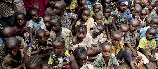 Internally displaced children in Bangui, Central African Republic Internally displaced children in Bangui, Central African Republic - Sputnik International