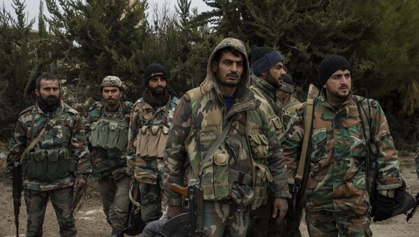 Military personnel of the Syrian Arab army - Sputnik International