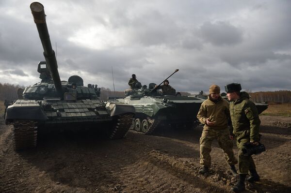 The T-72 tank  - Sputnik International