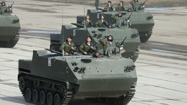 A BTR-MDM Rakushka armored personnel carrier - Sputnik International