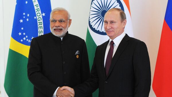Russian President Vladimir Putin takes part in informal BRICS summit in Antalya - Sputnik International
