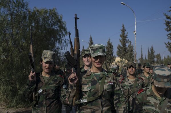 Lionesses for National Defense: Syrian All-Female Force - Sputnik International