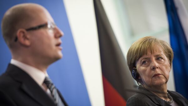 Sobotka criticizes Merkel - Sputnik International