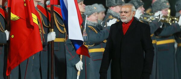 Prime Minister of India Narendra Modi arrives in Moscow - Sputnik International