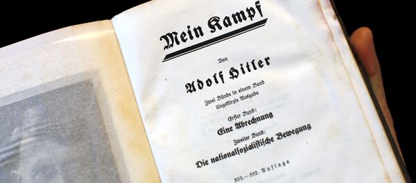A copy of Adolf Hitler's book Mein Kampf (My Struggle) from 1940 is pictured in Berlin, Germany, in this picture taken December 16, 2015 - Sputnik International