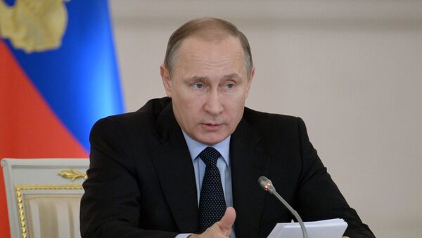 President Vladimir Putin at a meeting of the State Council - Sputnik International
