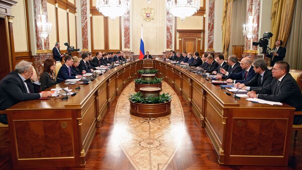 Cabinet meeting at the Government House, December 3, 2015 - Sputnik International